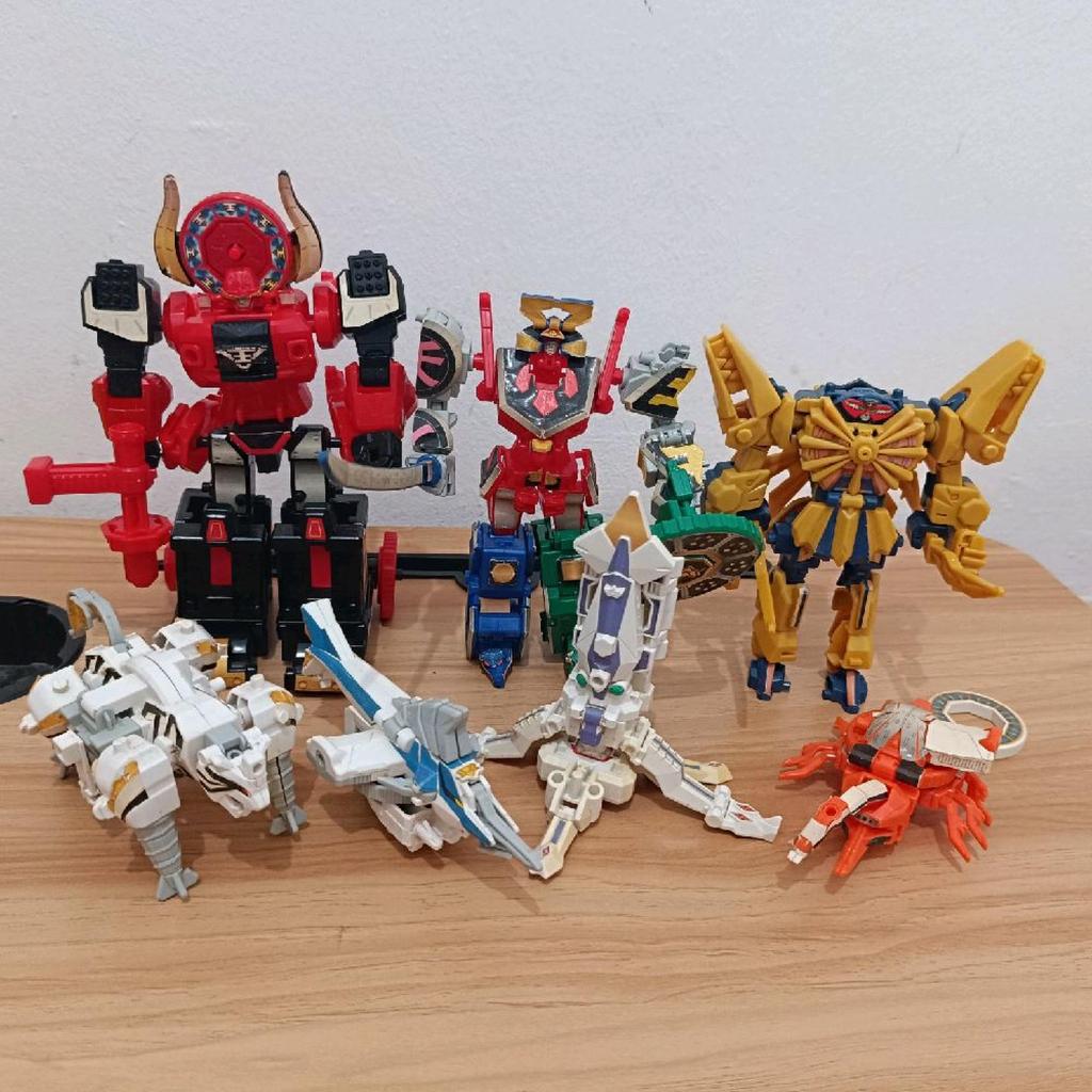 minipla Samurai Sentai Shinkenger Samuraihaoh set Shinkenoh daikaioh mogyudaioh power rangers samura