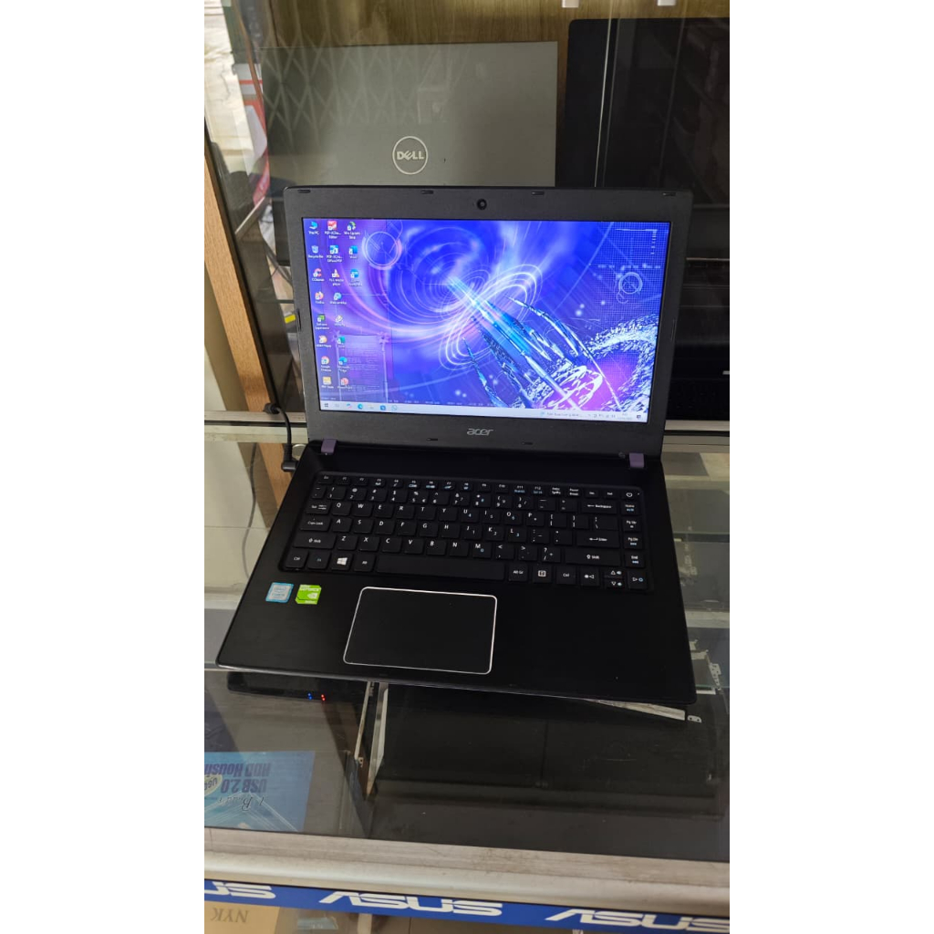 Laptop Acer E5 475G core i5 Dual VGA Nvidia 940MX 2gb jual Murah