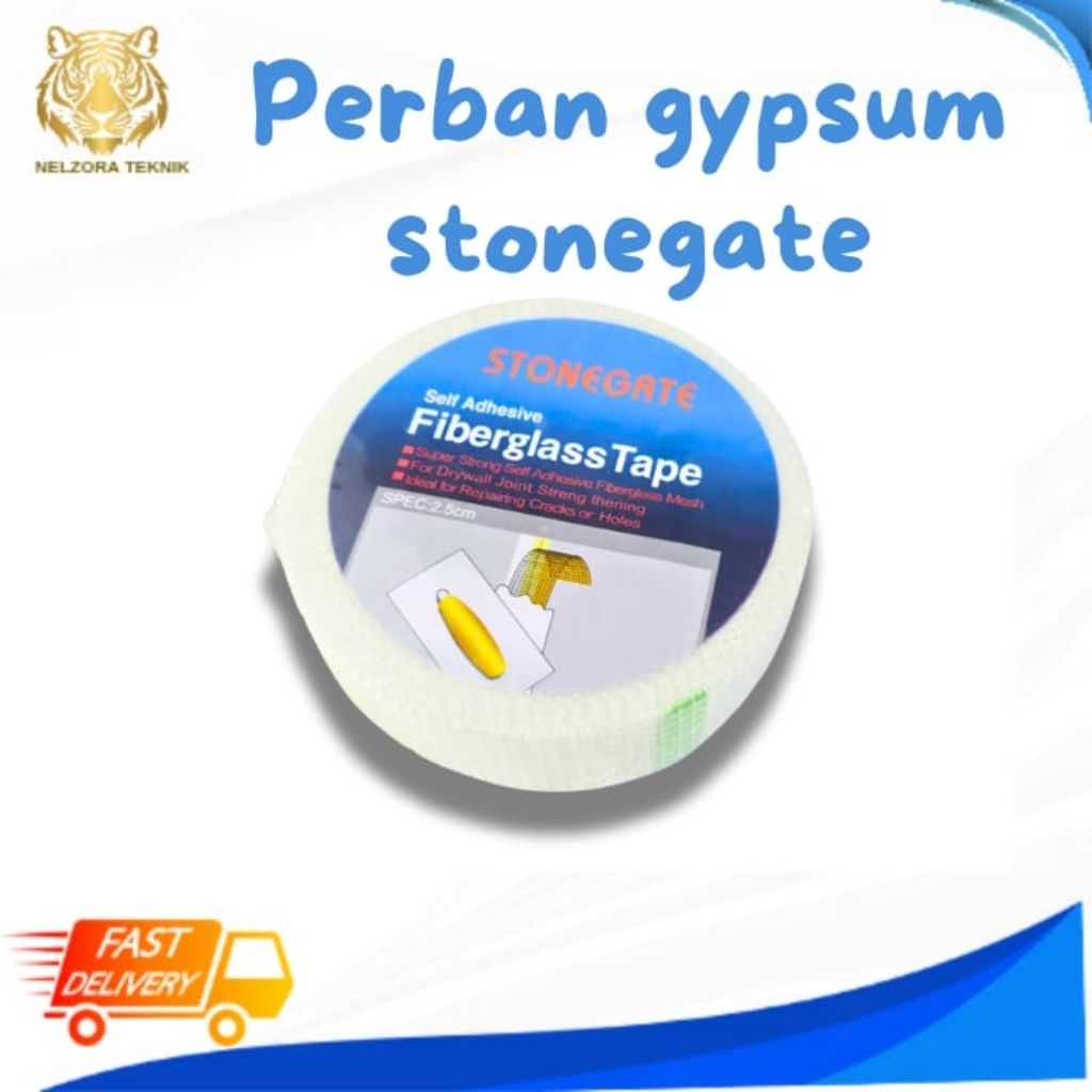 Perban Lem Kasa Perban Gipsum Perekat Lem Asbes Plafon STONEGATE