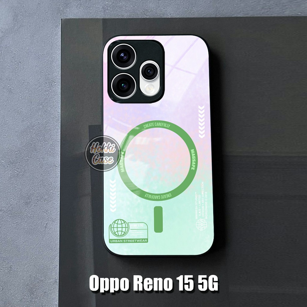 Case Oppo Reno 15 - Softcase Glass Oppo Reno 15 5G - Casing Oppo Reno 15 5G - Kesing Hp Oppo Reno 15