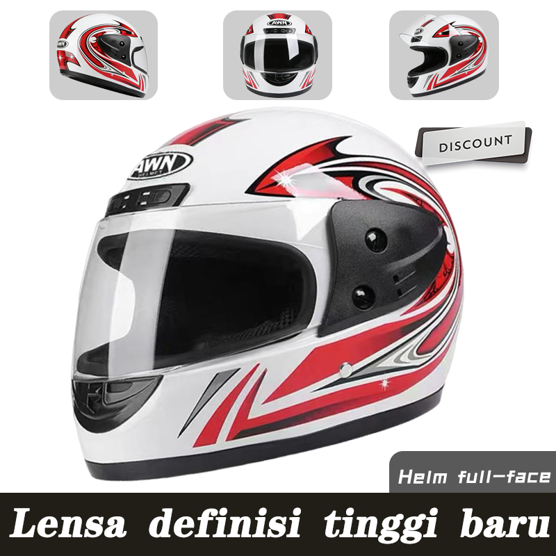 Helm Versi Upgrade 2025, Tersedia Berbagai Warna, Helm Sepeda Motor, Tahan Angin Dan Tahan Air, Helm