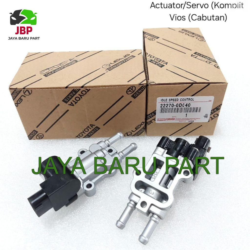 IDLER SPEED CONTROL SENSOR ISC ACTUATOR SERVO ASSY TOYOTA VIOS LIMO GEN 1 ORIGINAL 22270-0D040 @1PCS