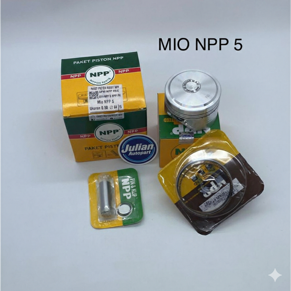 Piston kit dome seher paket Custom dome mentaH Rubahan MIO NPP 5 Pen 15 63.5 100% ORIGINAL NPP