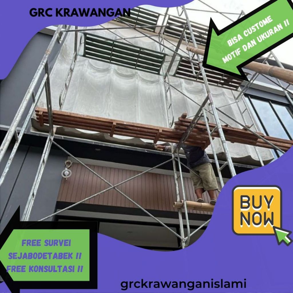 Lisplang Profil Beton / GRC Motif Terbaru Jakarta Barat