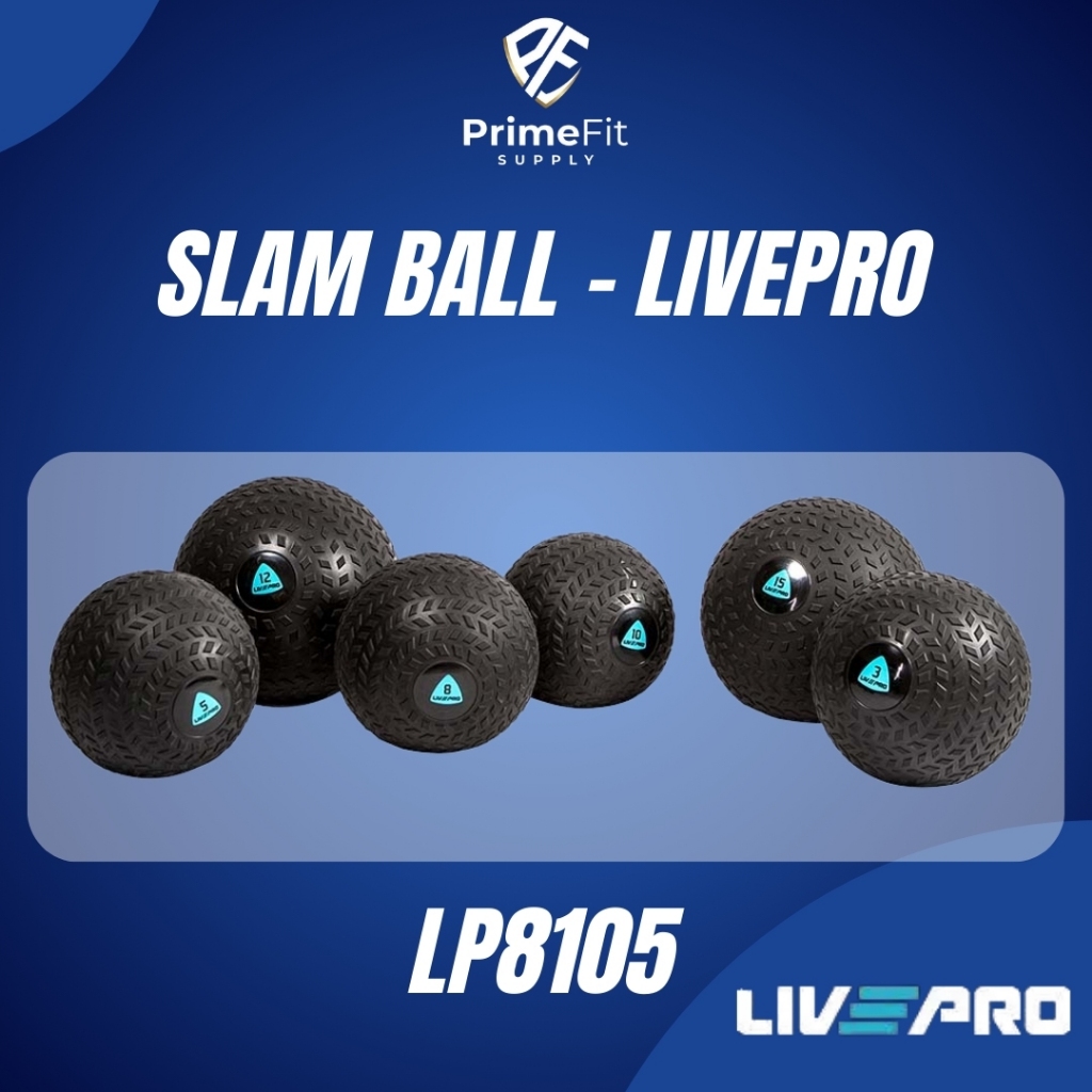 Slam Ball 3 kg Bola Gym Medicine Ball Fitness Heavy Duty Livepro