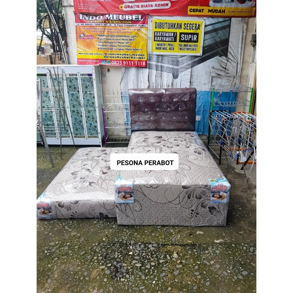 BED DORONG 4K, TEMPAT TIDUR BED DORONG POLOS NEW MODERN, UNTUK ANAK DAN DEWASA