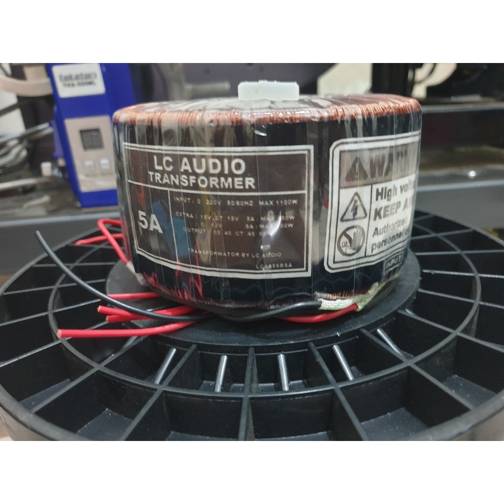 Trafo toroid 5A ct 45v tembaga super