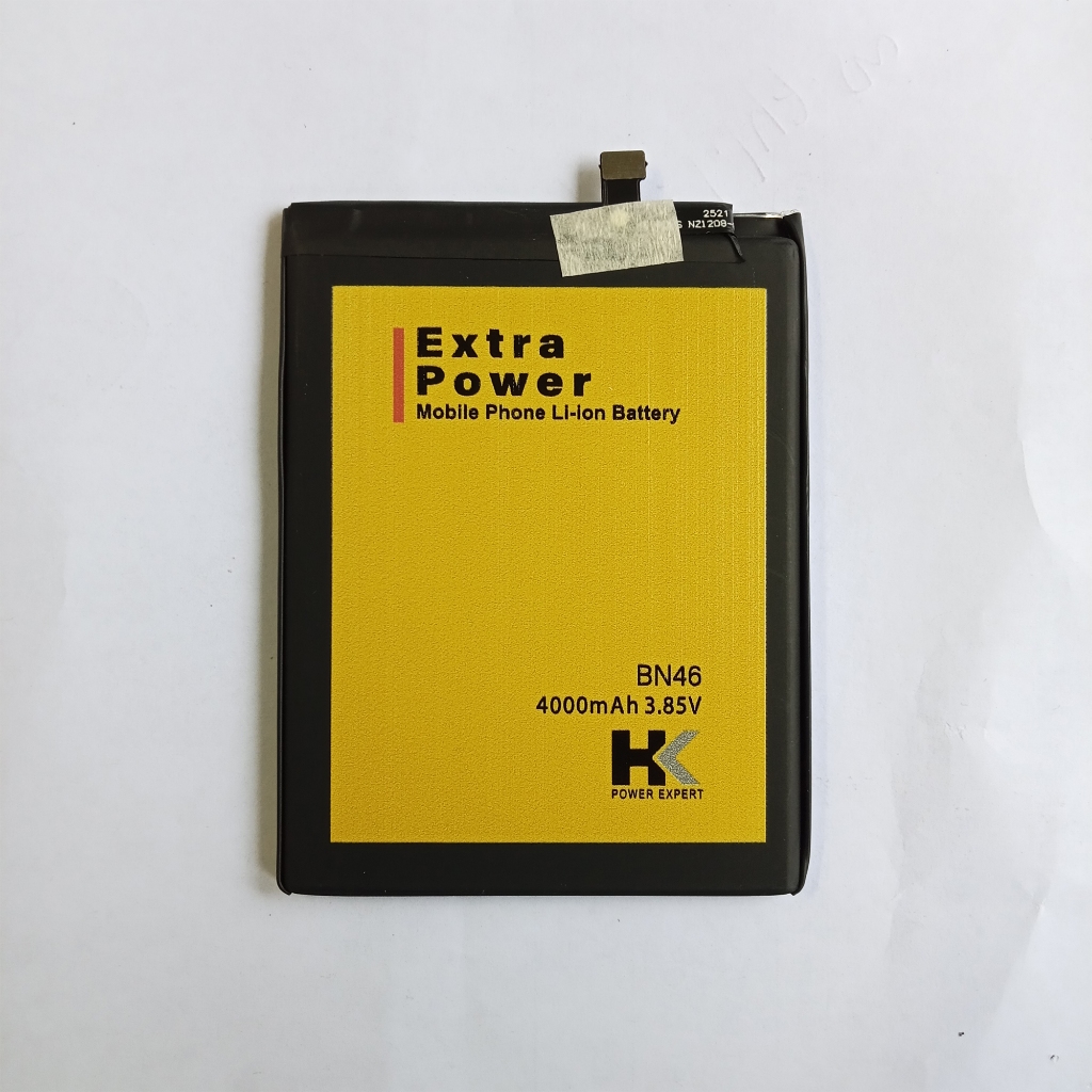 HK Extra Power Baterai Xiaomi Redmi 7 / Redmi Note 8 BN46 4000 mAh 3.85V Real Capacity Batre Batrai 