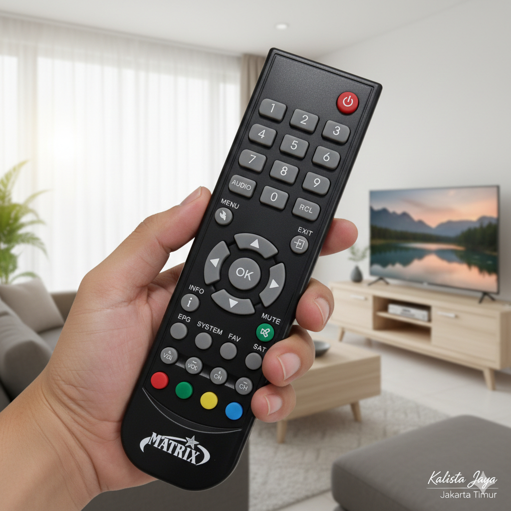 REMOTE REMOT RECEIVER PARABOLA MATRIX KECIL ORIGINAL ASLI