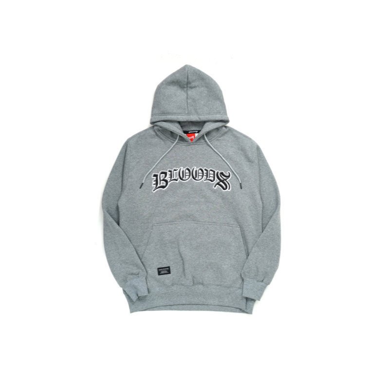 BLOODS SWEATER HOODIE SW GOTHS MISTY GREY