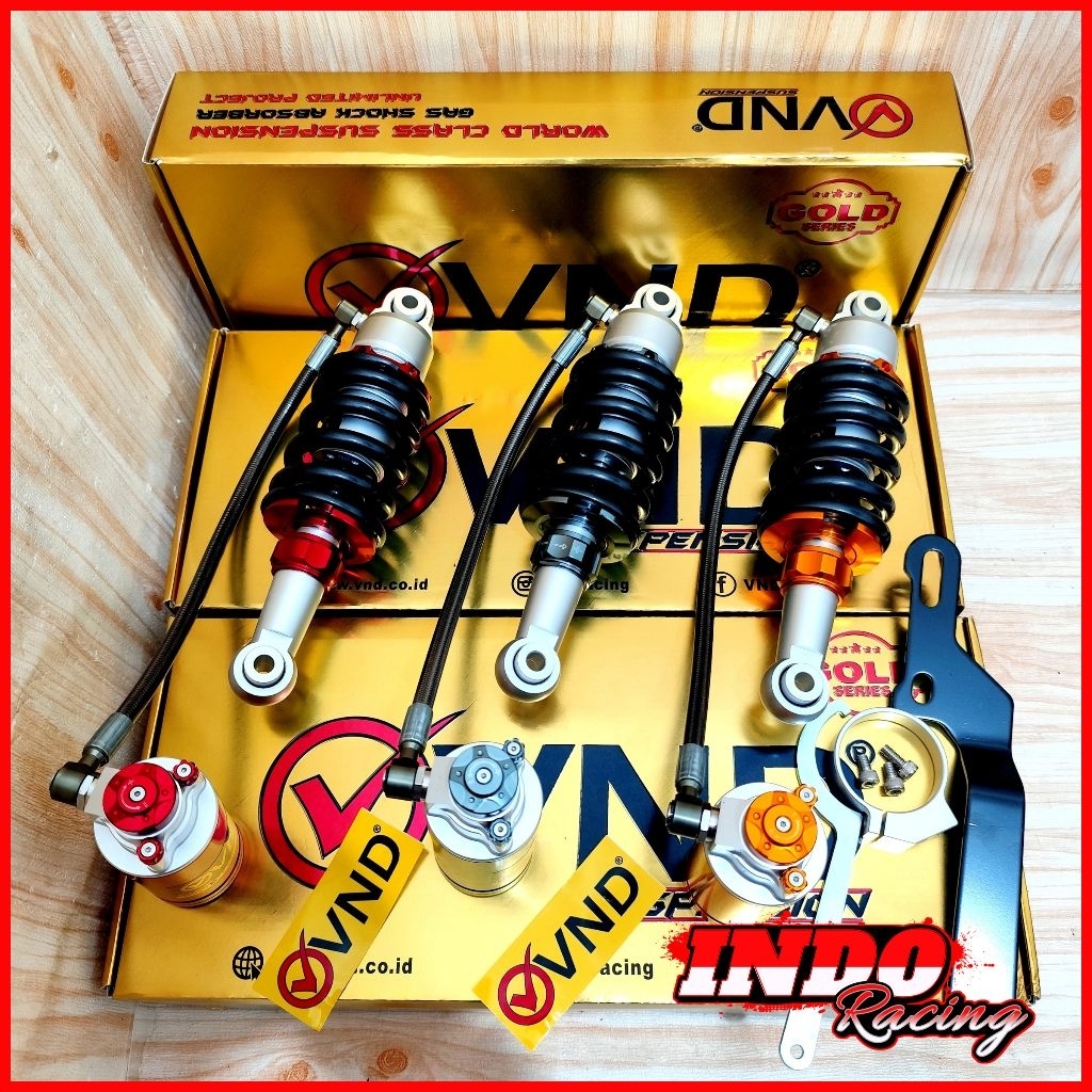 VND Monoshock Tabung Pisah AK 111 B1 - PRO 250mm Satria 2 Tak Monoshock Satria 2tak / Monoshock VND 