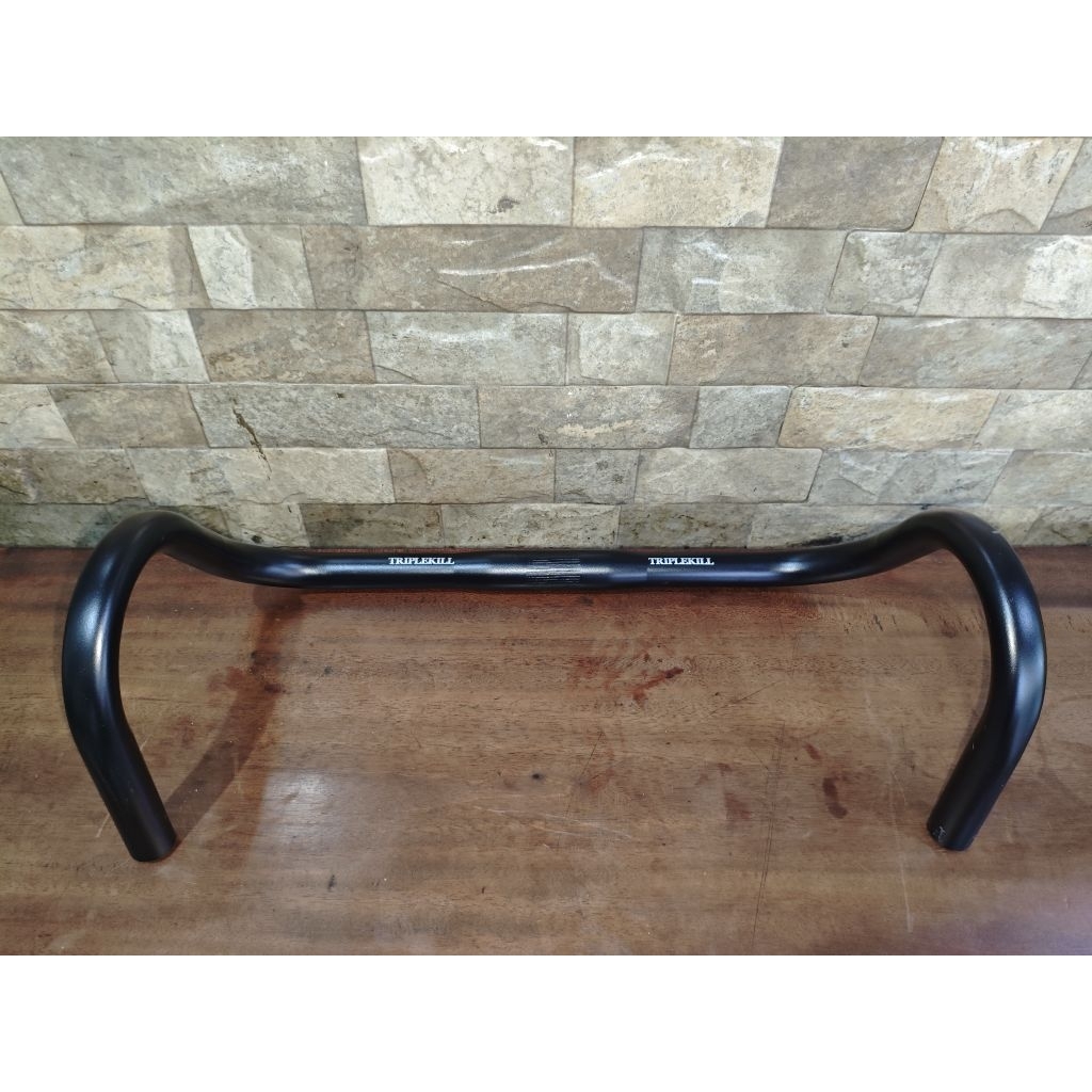 DROPBAR ATAU STANG BALAP 25.4 / 22.2 BESI UNTUK SEPEDA FIXIE. SEPEDA LIPAT. SEPEDA MTB