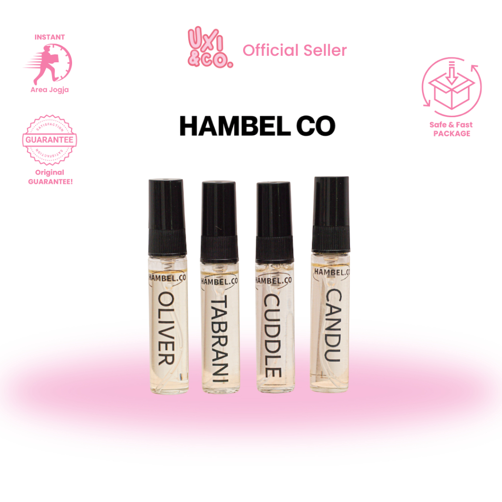 DECANT Parfum Hambel co 5ml Share In Jar Tester Oliver , Tabrani , Candu , Cuddle Original Travel Si