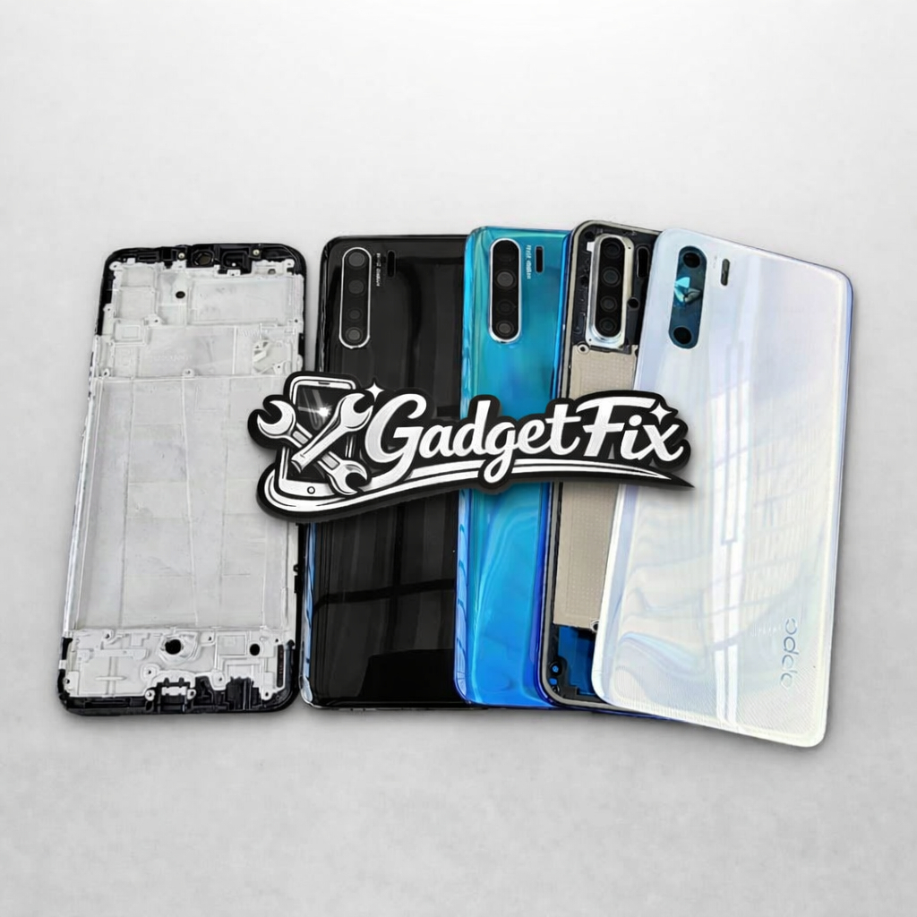 Casing Housing Fullset HP Oppo Reno3 4G CPH2043 Backdoor Bezel + Frame LCD Bekdor Kesing Full Set