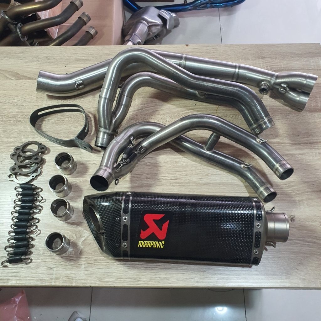 AKRAPOVIC SLOVENIA ORIGINAL FULL SYSTEM ZX25R ZX25RR ZX4R