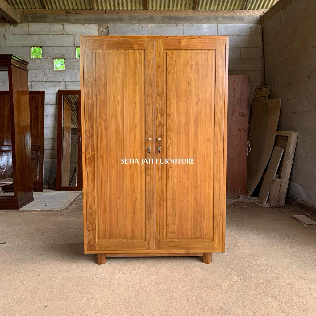 Lemari Pakaian Minimalis 2 Pintu