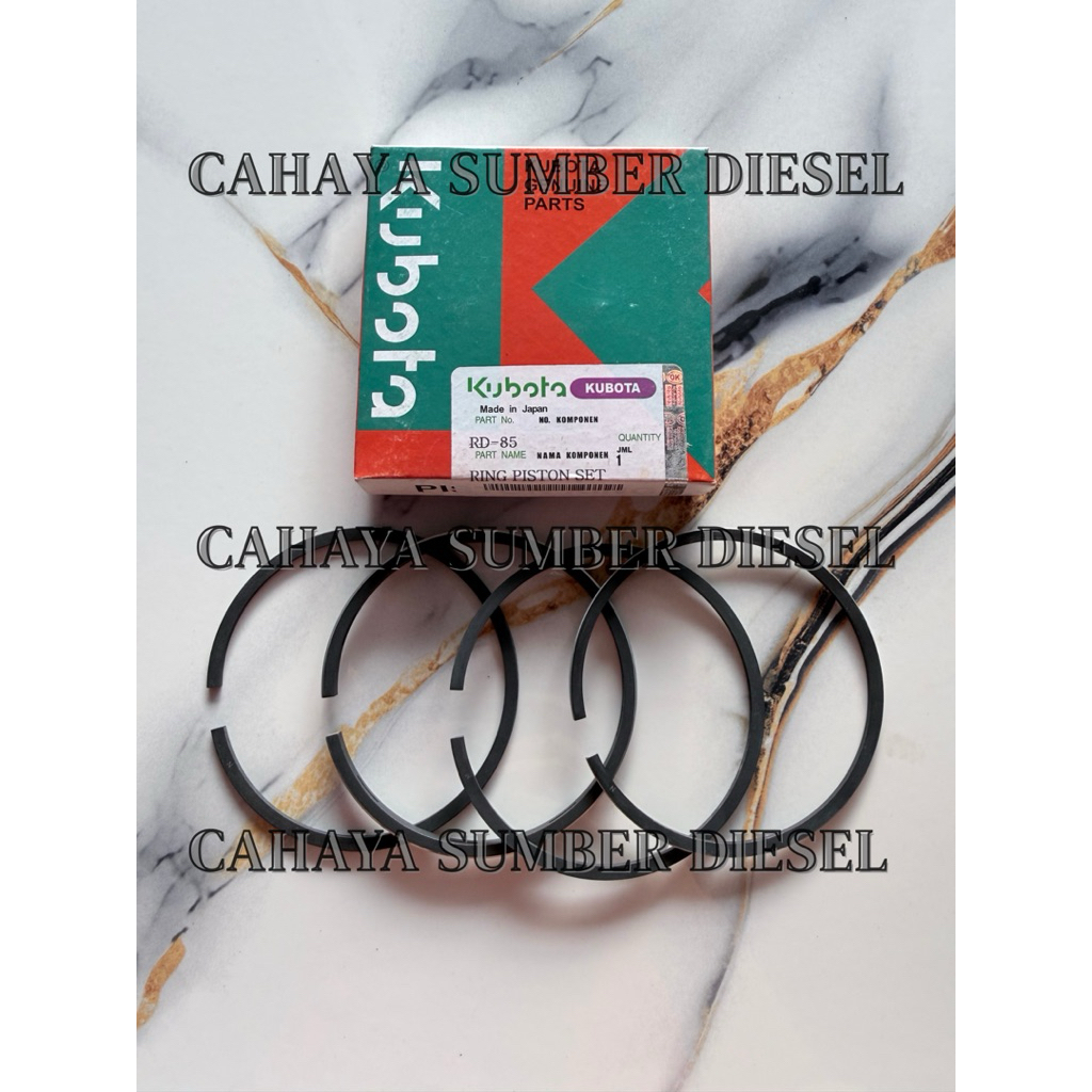 Ring Pistin Set RD 85 DI-1/2S Mesin Diesel Traktor Kubota Original