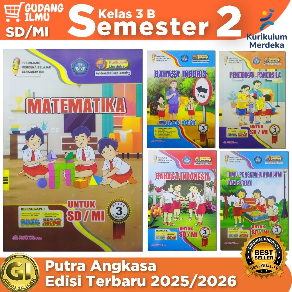 Lks Kelas 3 semester 2 kurikulum merdeka l putra angkasa 3b l genap