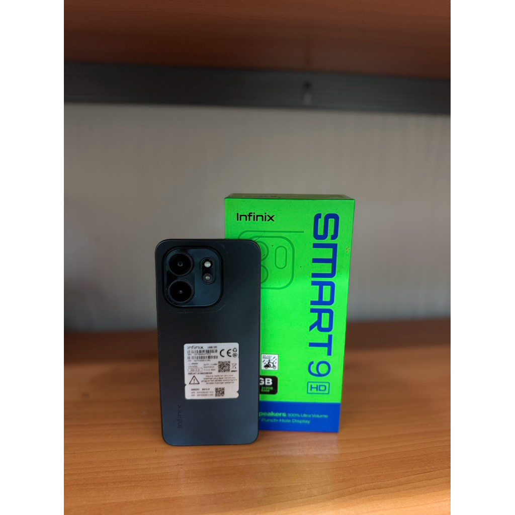 infinix smart 9 hd 3/64 second garansi resmi fullset