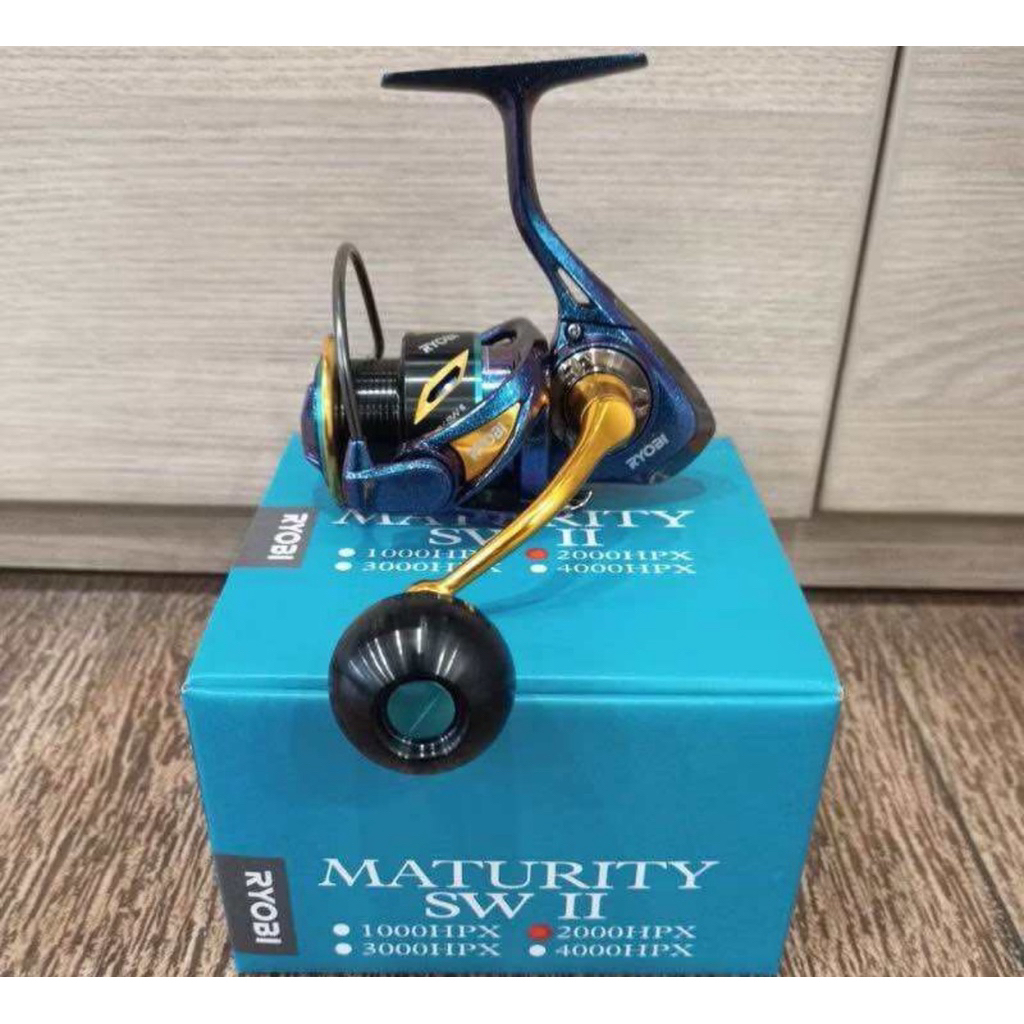 Reel Ryobi Maturity SW II 1000 2000 3000 4000 6000 8000 Power Handle Metal Body