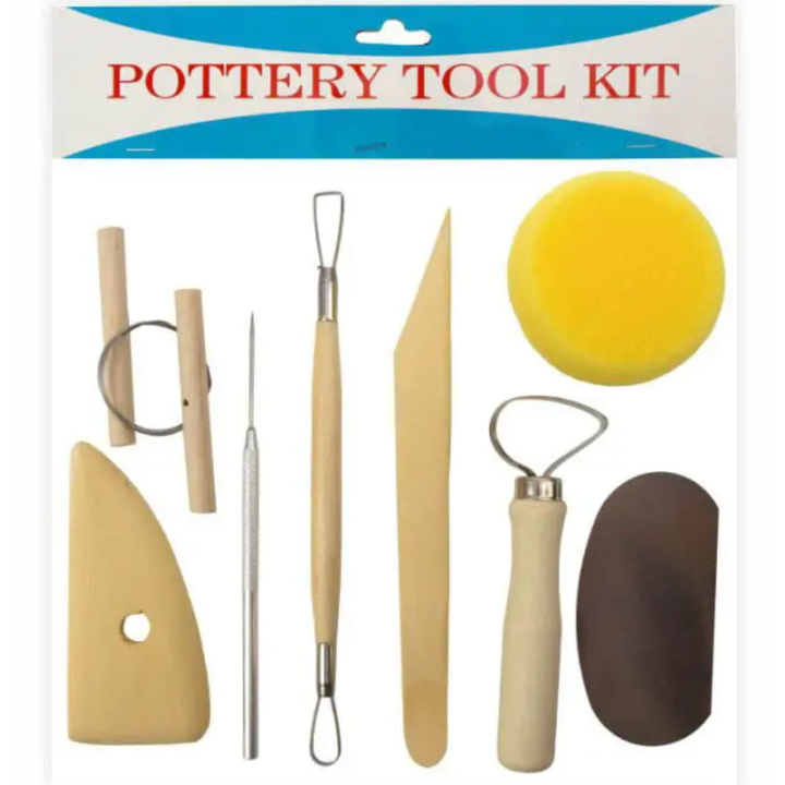 Pottary Clay Tool Ukiran Kayu Kerajinan Per Set 8 Pcs