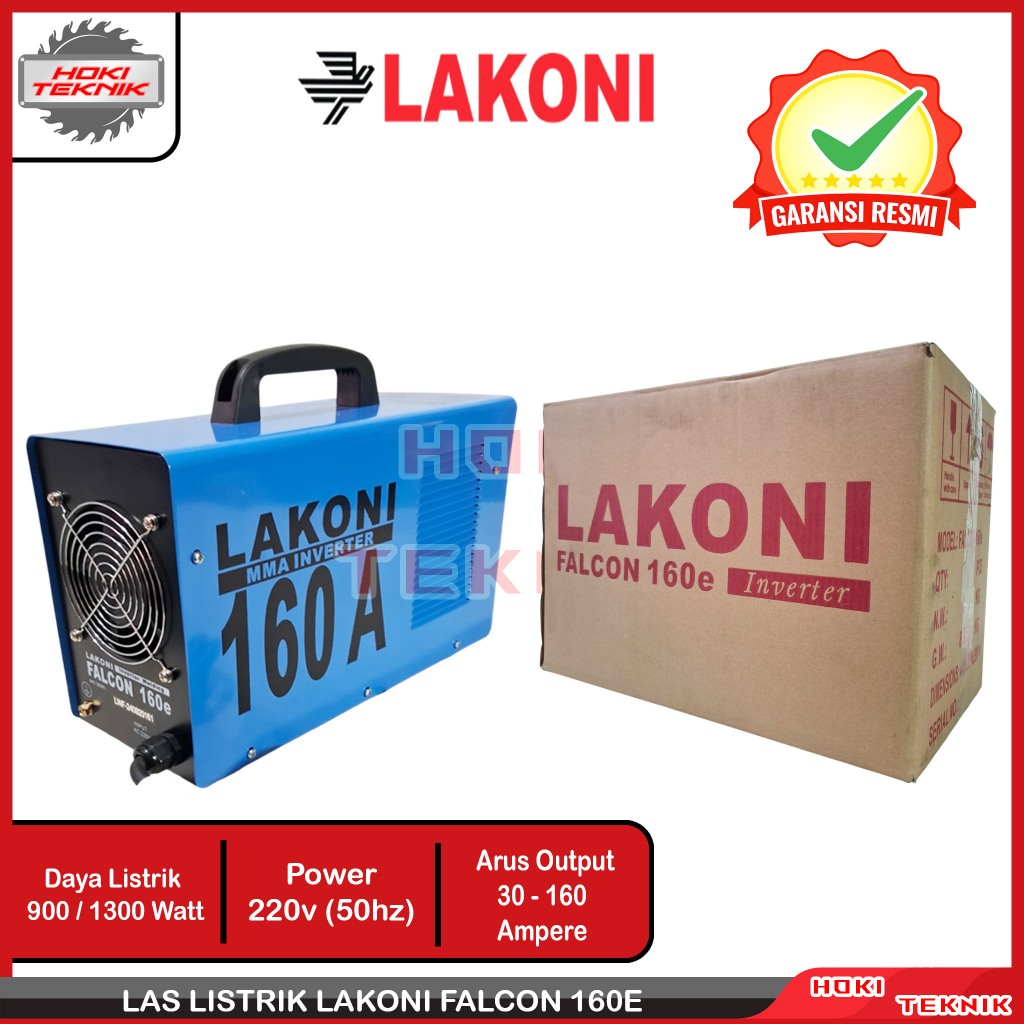 Mesin Las Inverter IGBT Lakoni Falcon 160E