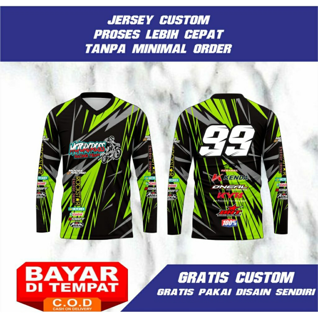 jersey motocross jersey trail custom