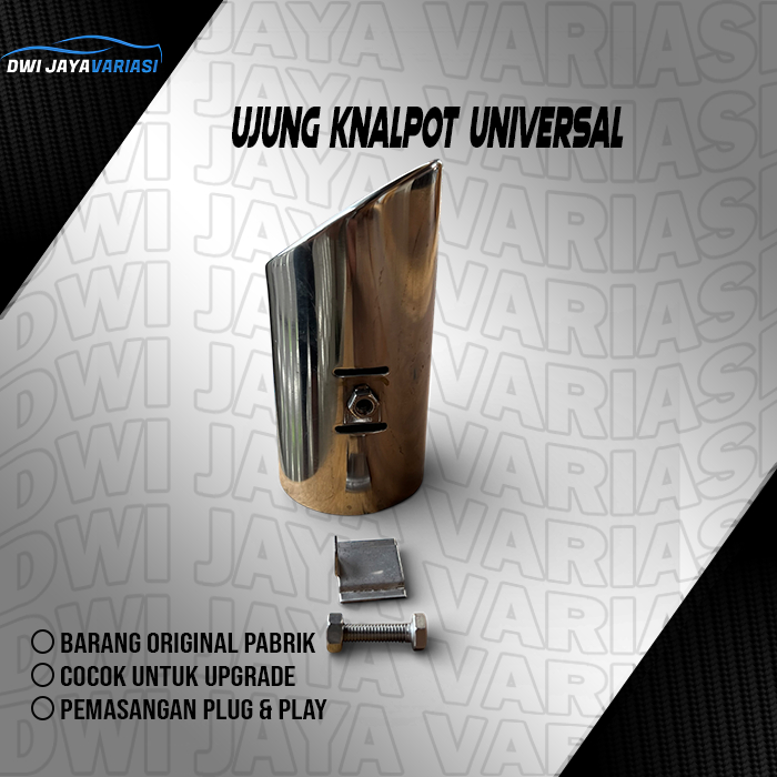 muffler/ujung knalpot mobil/corong knalpot mobil avanza xenia calya sigra universal