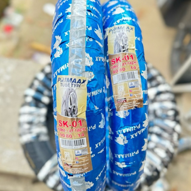 promo ban luar primaxSk01 ukuran 80/80ring14&90/80ring14 matic beat,scupylama,xride,vario.