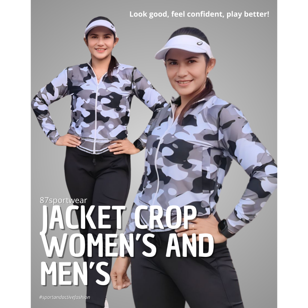 New 87SportWear Atasan Jaket Pakaian Olahraga Aerobic/Zumba/Senam/Gym