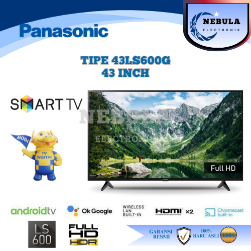 LED TV PANASONIC 43 INCH SMART ANDROID TV TH-43LS600G/PANASONIC 43 INCH ANDROID TV NEW SERIES