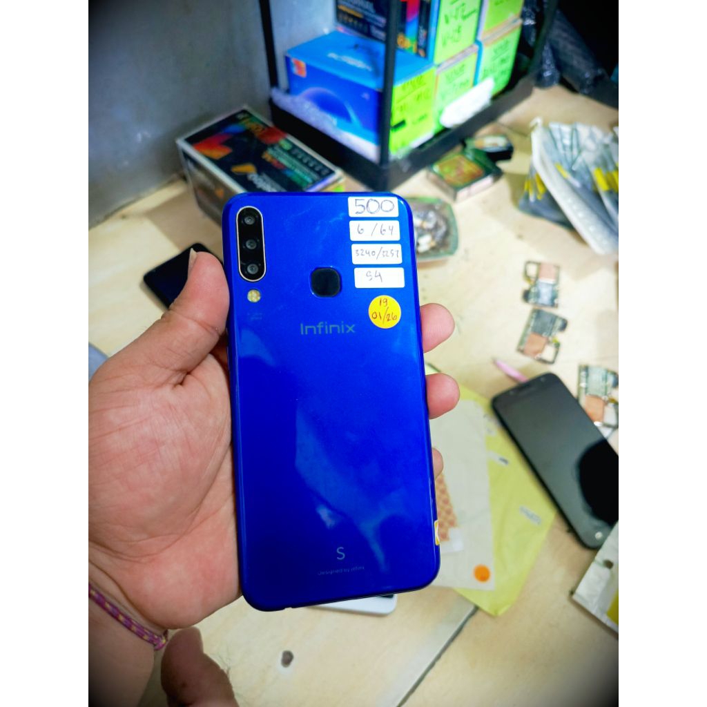 Infinix S4 Ram 6/64 hp second normal layak pake batangan