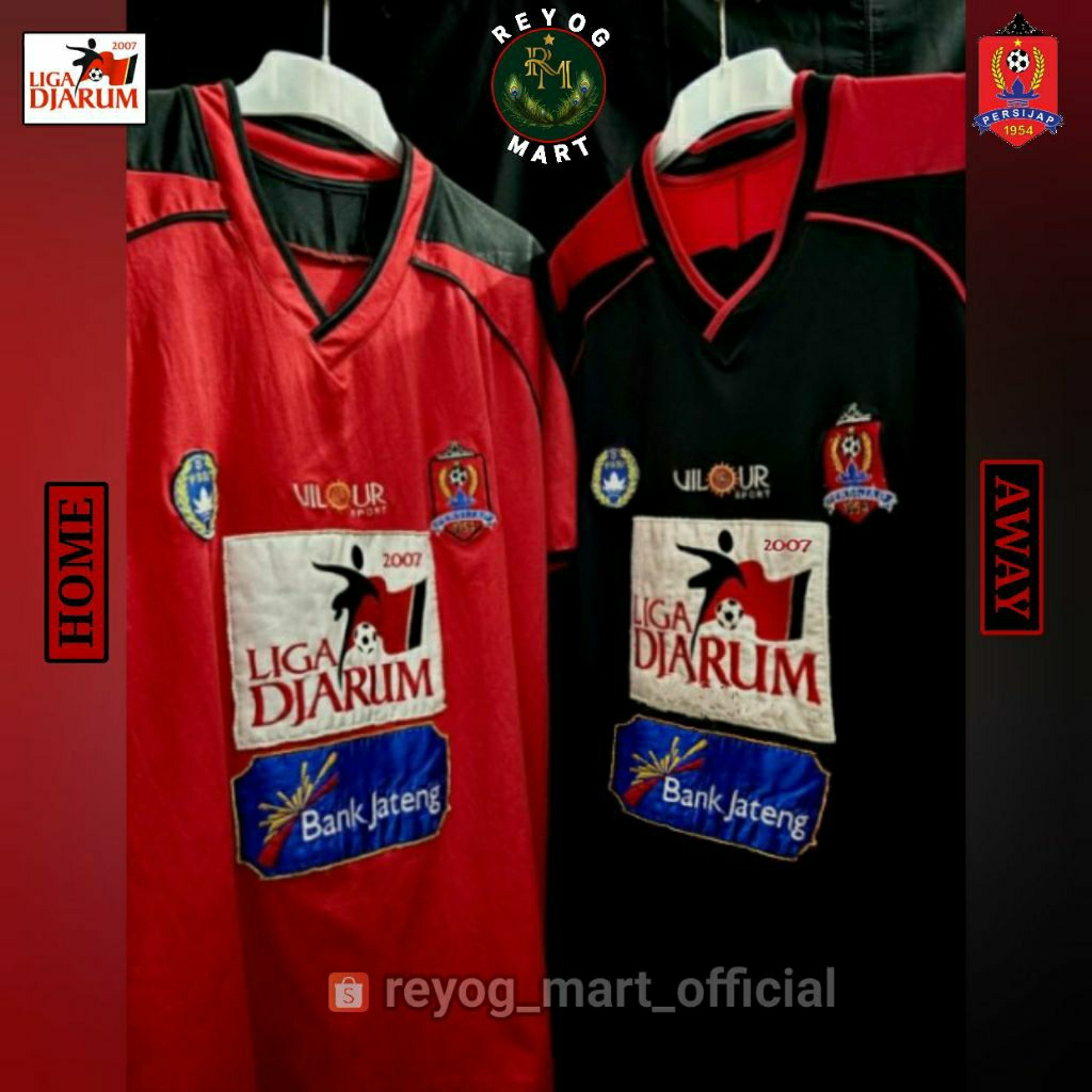 Jersey PERSIJAP JEPARA Home 2007 Merah RETRO Full PRINTING arau Full BORDIR Remake Lokal