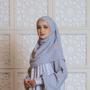 Elzatta Hijab Jilbab Pashmina Instan Motif  Pashmina Ethnic Monogram Series