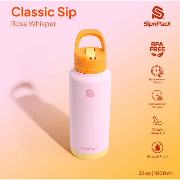 ClassicSip Tumbler Stainless 1 Liter Botol Minum 1 Liter Tahan Panas / Dingin