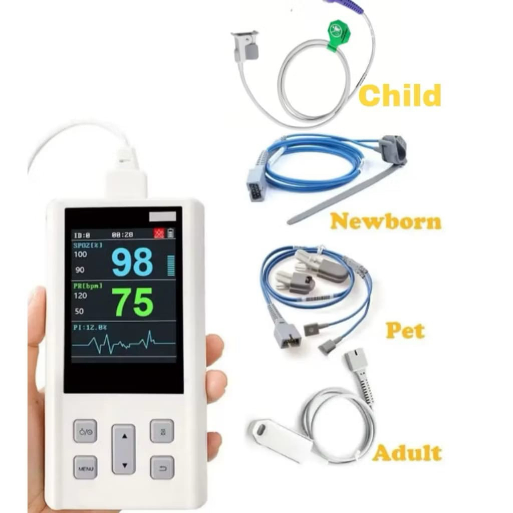 PULSE OXIMETER HANDHELD WITH BATERY CHARGER H100 Oxymeter