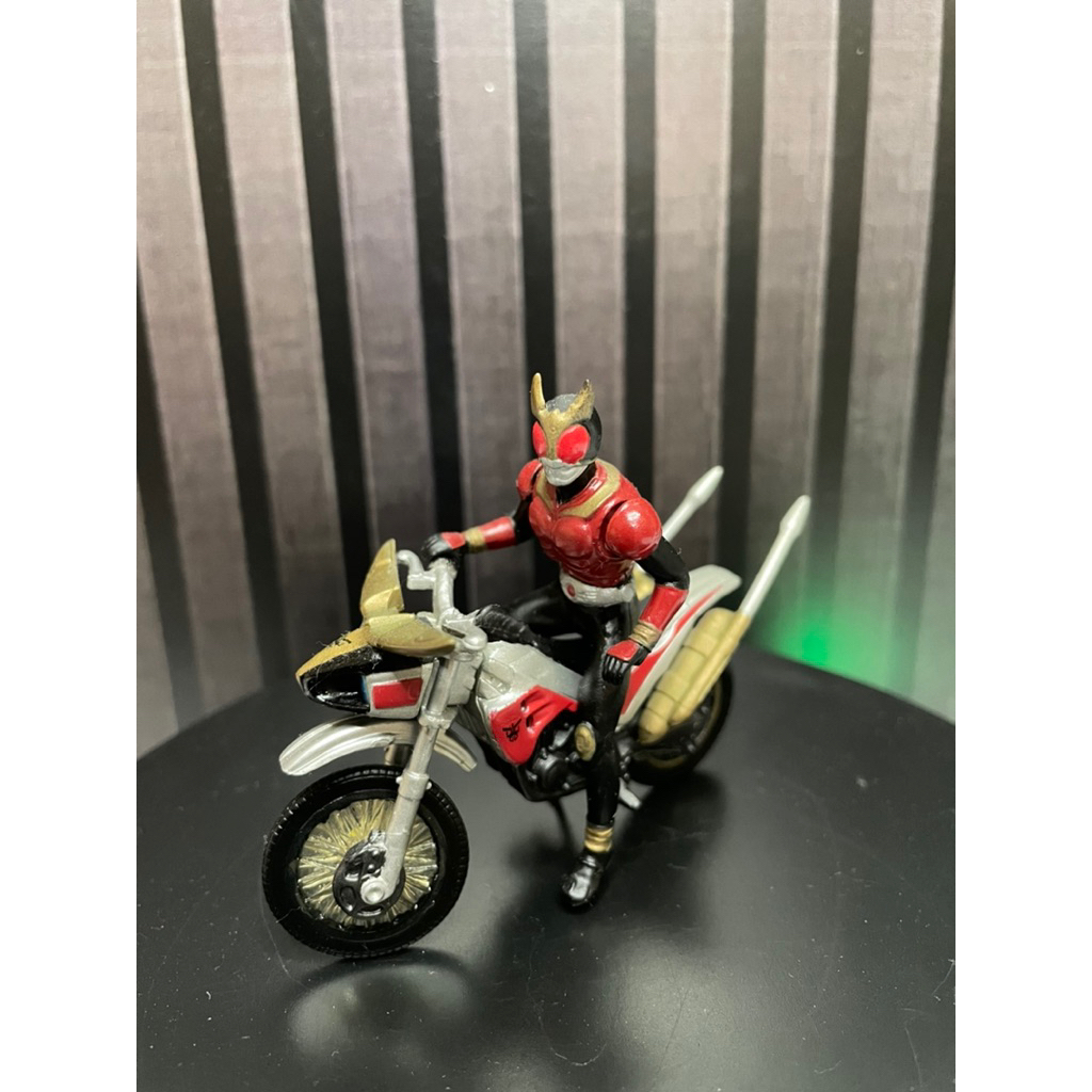 Kamen rider Kuuga with TryChaser mini figure Original Bandai
