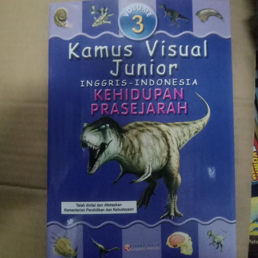 Kamus visual junior Inggris- Indonesia "Kehidupan Prasejarah