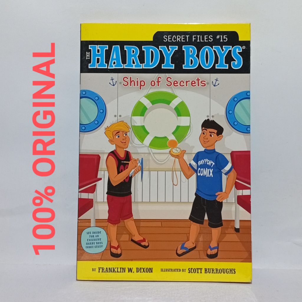 [Preloved] Novel Impor ORI : THE HARDY BOYS SECRET FILES #15 Ship of Secrets (Franklin W. Dixon)
