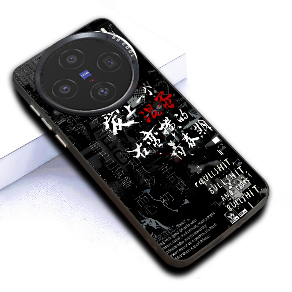 L47/softcase Hp VIVO seri kompatibel untuk VIVO  X200 VIVO  X200 PRO VIVO  X100 hardcase silikon kes