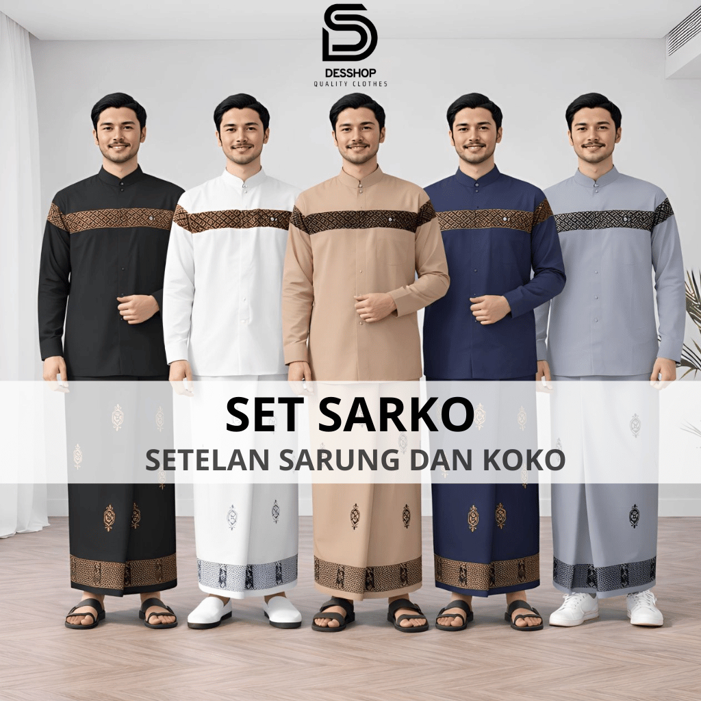 DESSHOOP - Sarko Dewasa Sarung Dewasa Koko Dewasa 1set sarko kobata