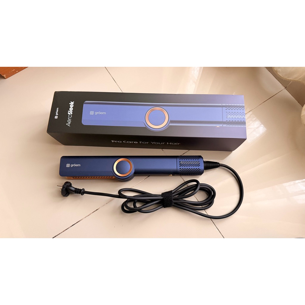 preloved groem aerosleek hair straightener