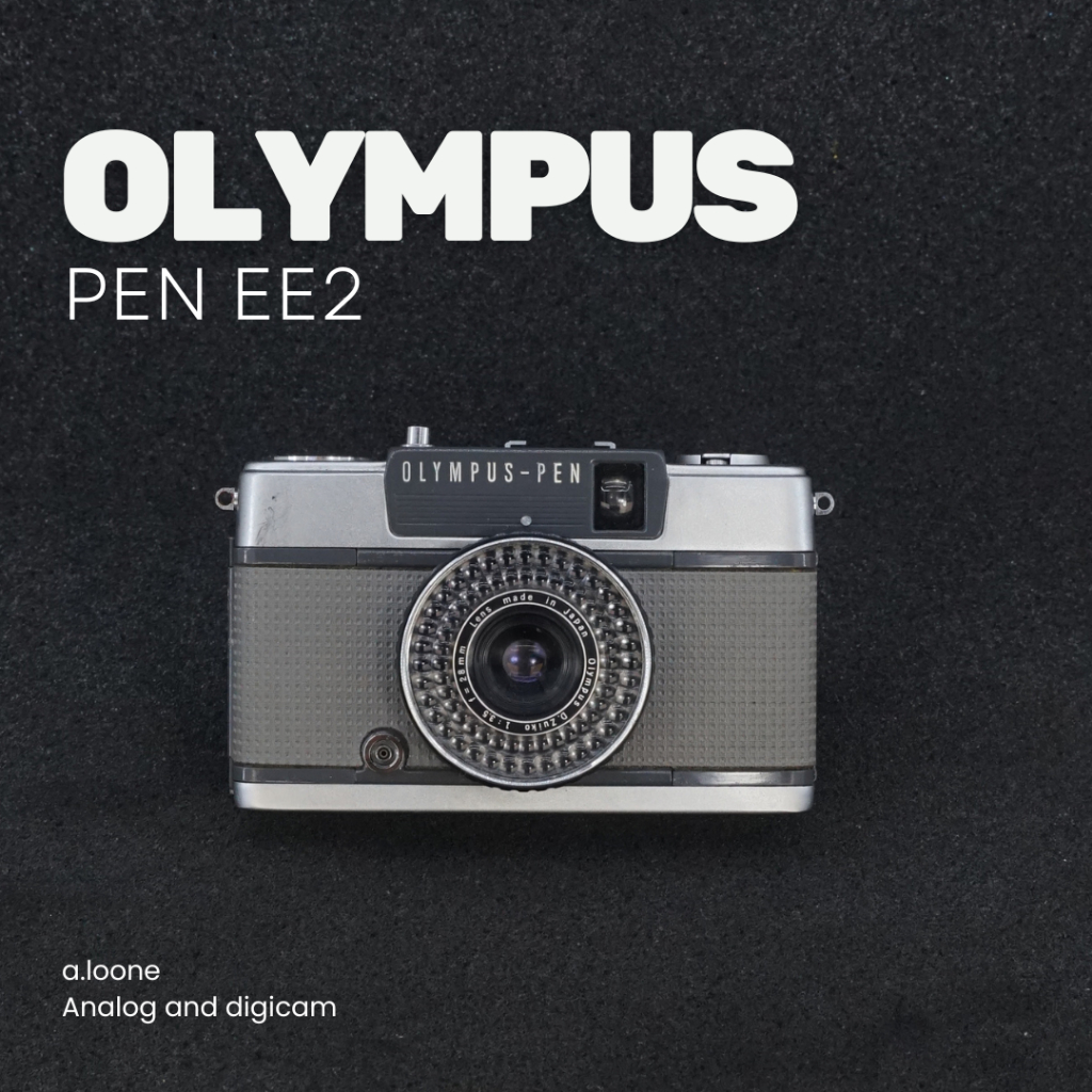 OLYMPUS PEN EE-2 SILVER — HALF-FRAME ANALOG KLASIK 35MM ROLL FILM