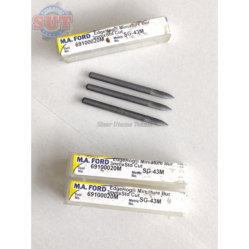Rotary burr carbide M.A. FORD 3 x 3mm Tuner Carbide Mata Cuner Carbide Rotary file