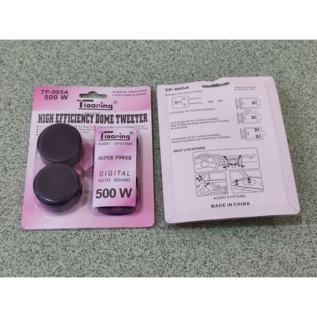 Tweeter Speaker Mobil TP-005A 500W Twitter Spiker Car Dome Tweter Mini
