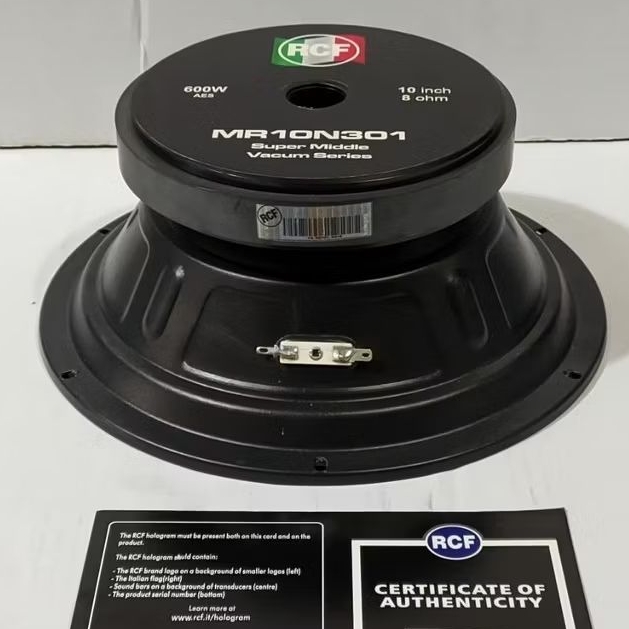 speaker 10 inch RCF MR10N301 VACUMM SERIESS 2,5  INCH ORIGINAL GRADE A /speaker 10 inch middel vakum
