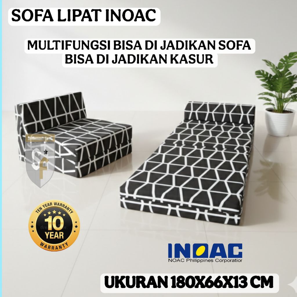 Inoac.Sofa lipat inoac.sofa bed.Sofa standar.forniture.Kasur lipat