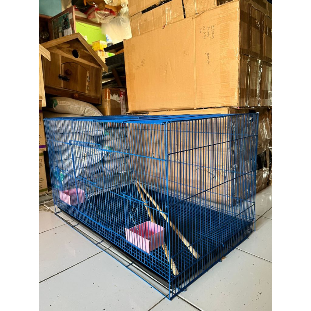 KANDANG KUCING KANDANG BURUNG UMBARAN POX JUMBO SANGKAR BESI 40x60