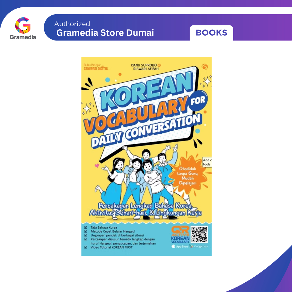 Gramedia Dumai - Korean Vocabulary for Daily Conversation