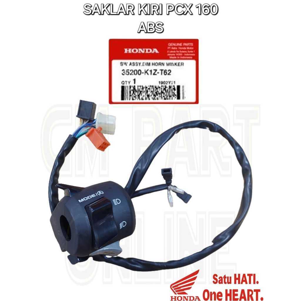 SAKLAR KIRI PCX 160 ABS 35200-K1Z-T62 ORIGINAL